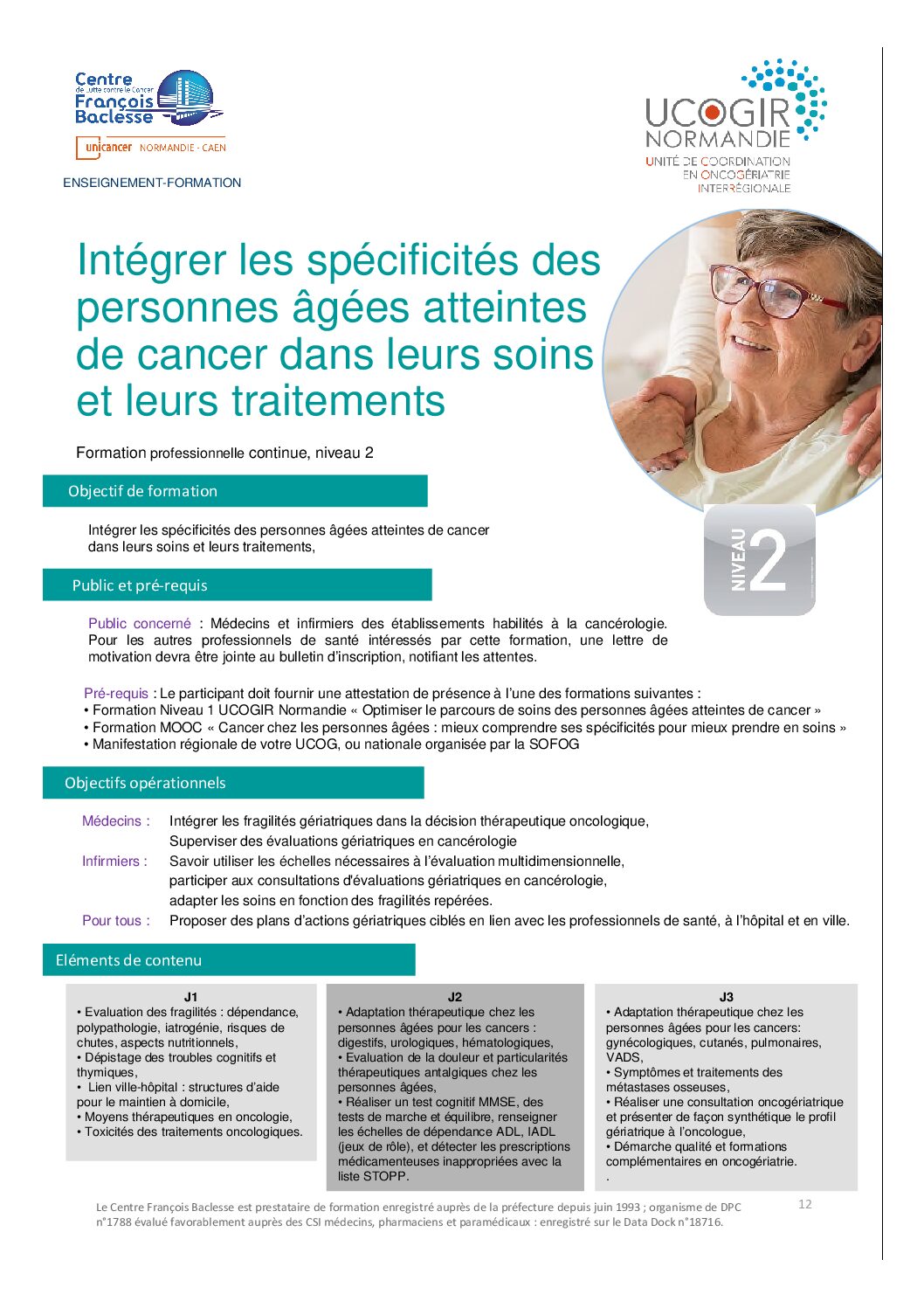 Intégrer les spécificités des personnes âgées atteintes de cancer dans leurs soins et leurs traitements